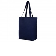 Сумка с широким дном и боками, синий