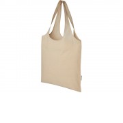 Модная эко-сумка Pheebs объемом 7 л из переработанного хлопка плотностью 150 г/м2, heather natural