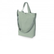 Сумка Helfer из хлопка на кнопке с регулирующейся лямкой, оливковый