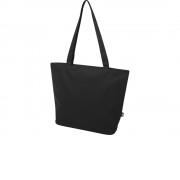 Panama эко-сумка на молнии из переработанных материалов по стандарту GRS объемом 20 л - Черный