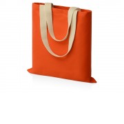 Сумка для шопинга Steady из хлопка с парусиновыми ручками, 260 г/м2, оранжевый