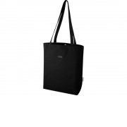 Универсальная эко-сумка Joey из холста, объемом 14 л, сплошной черный