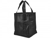 Ламинированная сумка для покупок, черный