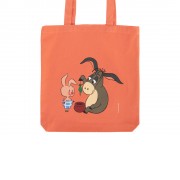 Сумка из плотного хлопка Винни-Пух, 220 г/м2, коралловый