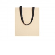 Сумка NIZA из 100% хлопка, бежевый/черный