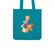 Сумка из плотного хлопка Карлсон, 220 г/м2, бирюзовый 320C NEW