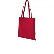 Zeus эко-сумка из нетканого материала, переработанного по стандарту GRS, объемом 6л - Красный