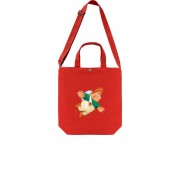 Сумка 260 г/м2 на кнопке с регулирующейся лямкой Карлсон, красный