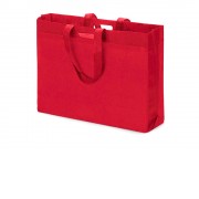 Сумка для покупок из спанбонда Scope, 455*160*380 с ручкой 550/30 мм, красный