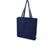 Florida эко-сумка с ластовицей плотностью 270 г/м² - темно-синий