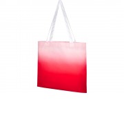 Эко-сумка Rio с плавным переходом цветов, красный