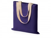 Сумка для шопинга Steady из хлопка с парусиновыми ручками, 260 г/м2, синий (P)