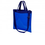 Сумка Frank из прозрачного пластика с регулирующейся лямкой, синий