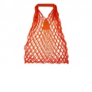 Авоська Dream М old style 15 литров с кожаными ручками, оранжевый (5)