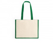 Сумка NANTES из ламинированного джута, бежевый/папоротник