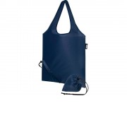 Складная эко-сумка Sabia из вторичного ПЭТ, темно-синий
