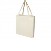 Madras эко- сумка с ластовицей из переработанного хлопка, сертифицированного согласно GRS, плотностью 140 г/м² - Натуральный