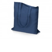 Сумка для шопинга Carryme 140 хлопковая, 140 г/м2, нейви