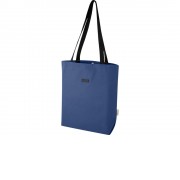 Универсальная эко-сумка Joey из холста, объемом 14 л, нэйви