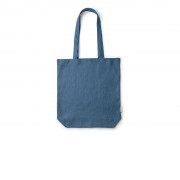 Сумка MAFIL из конопляной ткани плотностью 200 г/м2 с донной вставкой, светло-синий