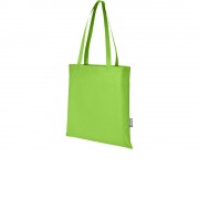 Zeus эко-сумка из нетканого материала, переработанного по стандарту GRS, объемом 6л - Лайм