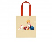 Сумка универсальная Карлсон, натуральный/красный