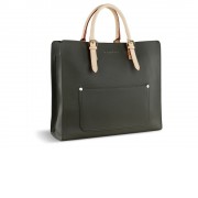 Сумка-шоппер BUGATTI Ella, оливковая, полиуретан, 37х12х31 см