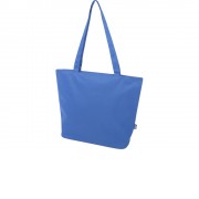 Panama эко-сумка на молнии из переработанных материалов по стандарту GRS объемом 20 л - Ярко-синий