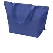 Сумка Reviver с донной складкой из нетканого переработанного материала RPET, синий