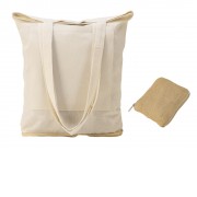 Складная сумка Jute из джута и хлопка, натуральный