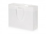 Сумка для покупок из спанбонда Scope, 455*160*380 с ручкой 550/30 мм, белый