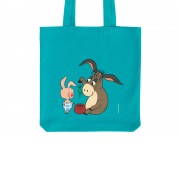 Сумка из плотного хлопка Винни-Пух, 220 г/м2, бирюзовый 320C NEW