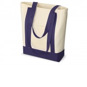 Сумка для шопинга Cotton, натуральный/темно-синий