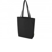 Orissa эко-сумка из органического материала GOTS, плотностью 270 г/м² - сплошной черный