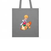 Сумка из хлопка 105 г/м2 Карлсон, серый