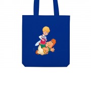 Сумка из плотного хлопка Карлсон, 220 г/м2, классический синий 2386C