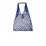 Авоська Dream L наплечная 25 литров с кожаными ручками, синий (12)