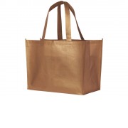 Ламинированная сумка-шоппер Alloy, медно-красный