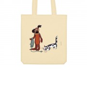 Сумка из плотного хлопка Жил-был Пес, 220 г/м2, натуральный