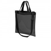 Сумка Frank из прозрачного пластика с регулирующейся лямкой, черный (P)