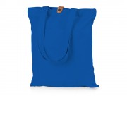 Cумка Clip из хлопка 340 г/м2 с застежкой из экокожи, синий