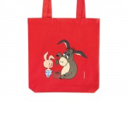 Сумка из плотного хлопка Винни-Пух, 220 г/м2, красный 193C