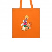 Сумка из хлопка 105 г/м2 Карлсон, оранжевый