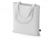Сумка-шоппер Reviver из нетканого переработанного материала RPET, белый