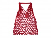 Авоська Dream М old style 15 литров с кожаными ручками, красный (1)