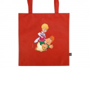 Сумка-шоппер из нетканого RPET Карлсон, красный