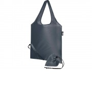 Складная эко-сумка Sabia из вторичного ПЭТ, угольный