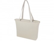 Weekender эко-сумка из переработанного материала Aware™ плотностью 500 г/м² - Бежевый