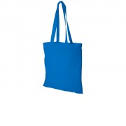 Хлопковая сумка Madras, светло-синий