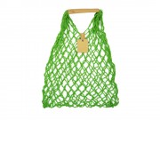 Авоська Dream М old style 15 литров с кожаными ручками, яблоко (9)